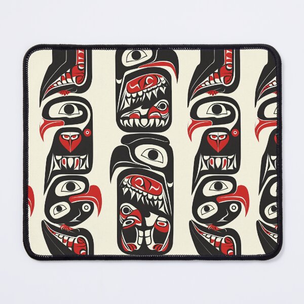 Item preview, Tribal Totems: Bold Haida Art Pattern designed and sold by Sir Meow Meow.