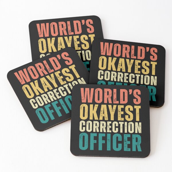 Item preview, World's Okayest Correction Officer designed and sold by kamrankhan.