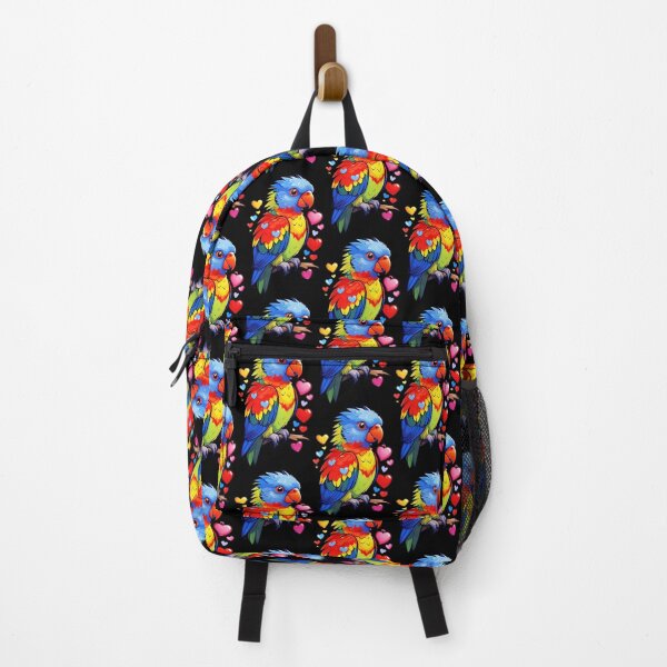 Item preview, Watercolor Cute Rainbow Lorikeet, Cute Birds, colorful Bird, Beautiful birds,  designed and sold by deluxelion.