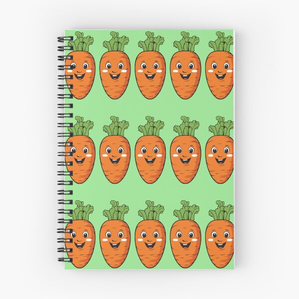 Item preview, Cute Kids Carrot Pattern designed and sold by RockBeeDesigns.