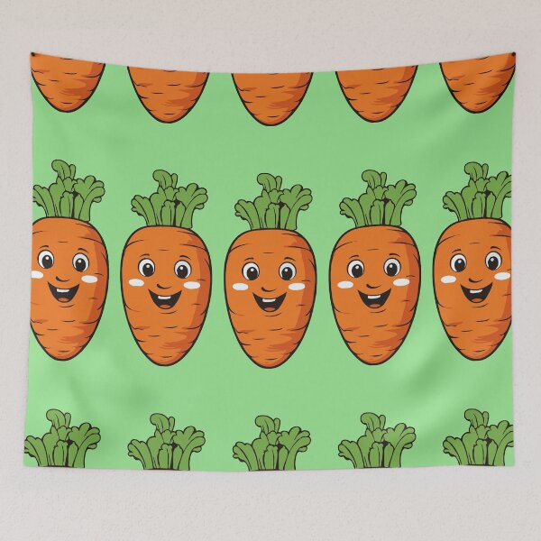 Item preview, Cute Kids Carrot Pattern designed and sold by RockBeeDesigns.