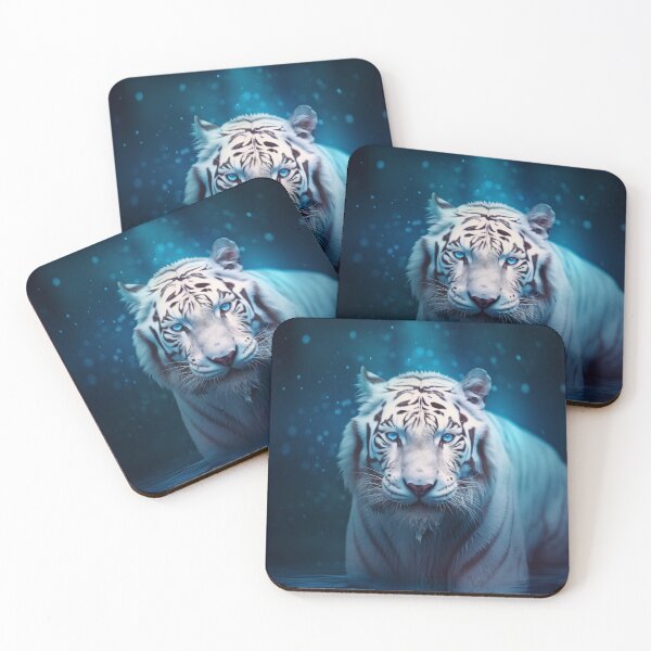 Item preview, Inner Strength Unleashed | White Tiger in Light designed and sold by FairX.