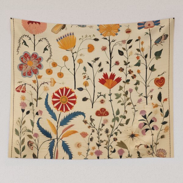 Item preview, Uzbekistan Carpet Nim Embroidery designed and sold by GrinGalore.