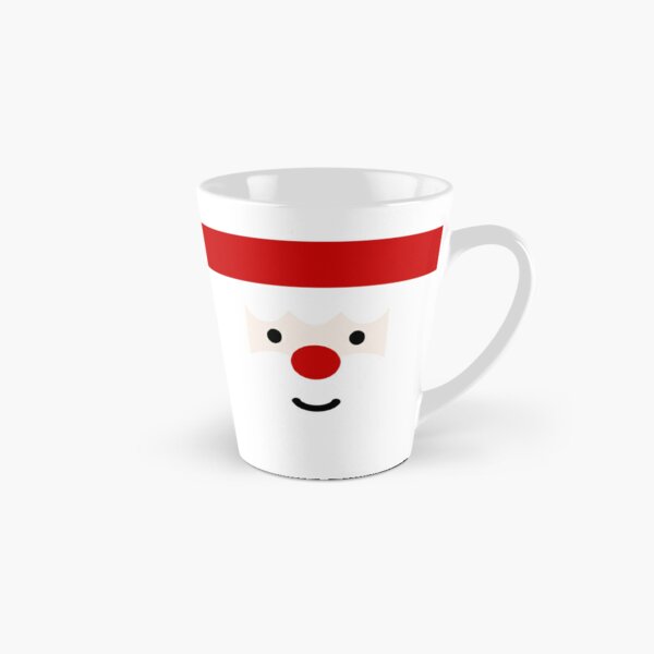 Christmas Socks - Santa Claus Face | Xmas Gifts Idea | Red White Tall Mug
