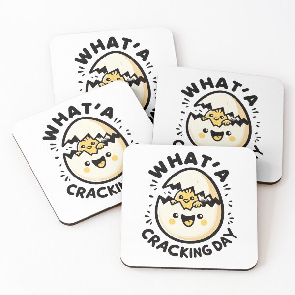 Item preview, Crackin' Good Day positivity and happiness   designed and sold by PrintMastery.