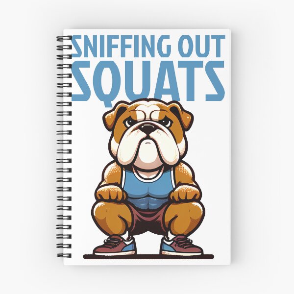 Item preview, Sniffing Out Squats: English Bulldog Edition designed and sold by Purrformance.