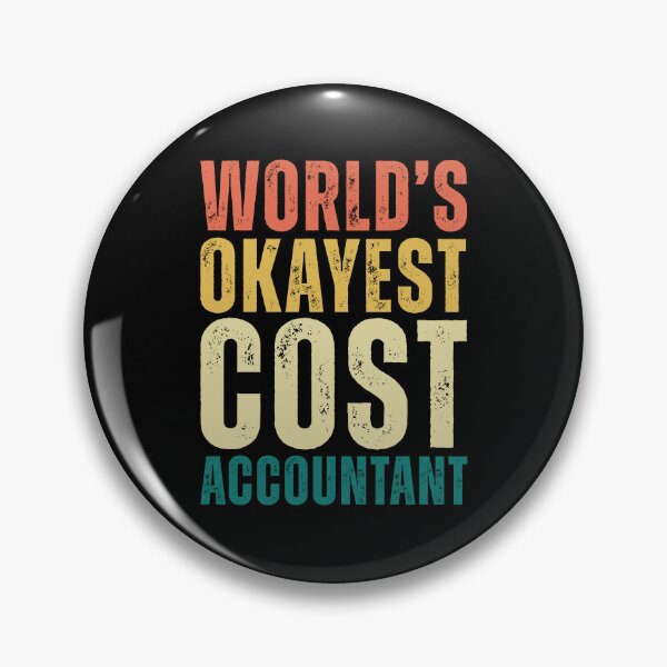 Item preview, Retro World's Okayest Cost Accountant designed and sold by kamrankhan.