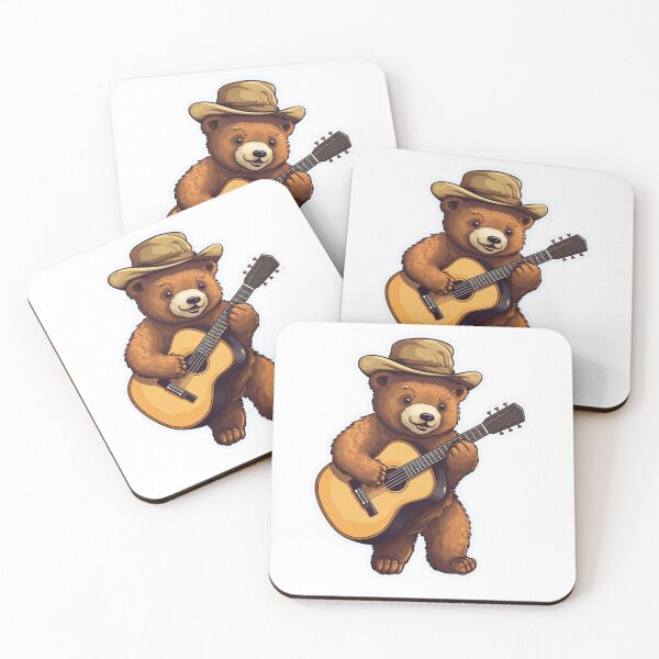 Item preview, Country bear jamboree with acoustic guitar  designed and sold by Socool101.