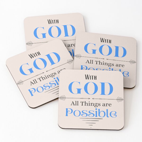 Item preview, With God all things are Possible designed and sold by Tripp Art Studio.