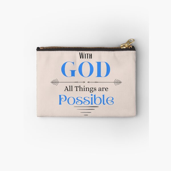 Item preview, With God all things are Possible designed and sold by Tripp Art Studio.