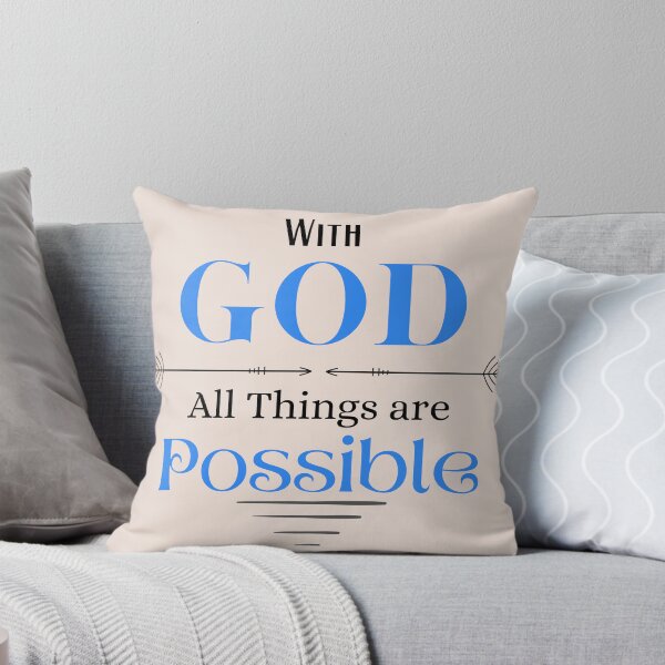 Item preview, With God all things are Possible designed and sold by Tripp Art Studio.