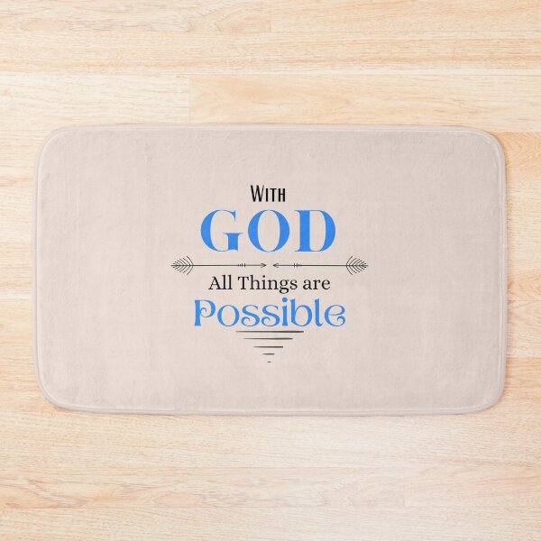 Item preview, With God all things are Possible designed and sold by Tripp Art Studio.