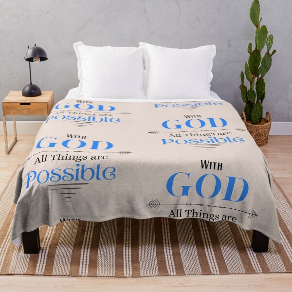 Item preview, With God all things are Possible designed and sold by Tripp Art Studio.
