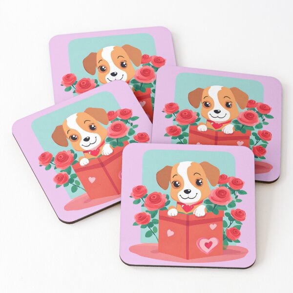 Item preview, Valentine's Day doggie box designed and sold by MollyPetDesigns.