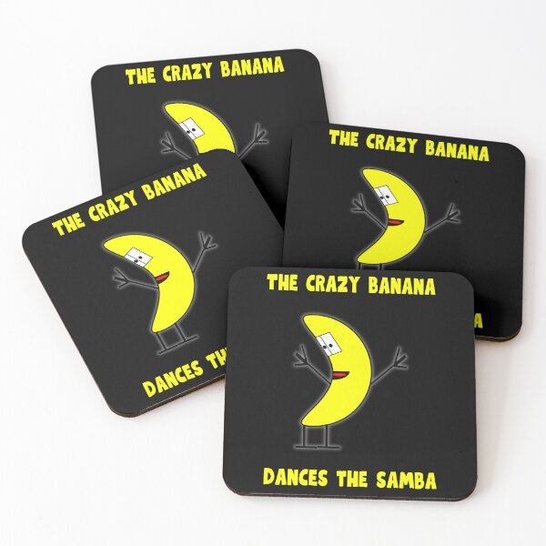 Aperçu de l'œuvre La folle banane danse la samba créée et vendue par ZingZest.