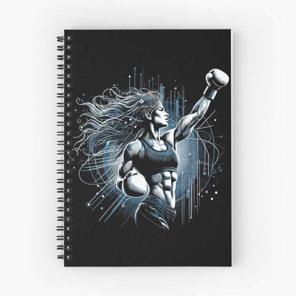 Item preview, Boxer woman victory pose boxing gift designed and sold by Pineapple-Tree.