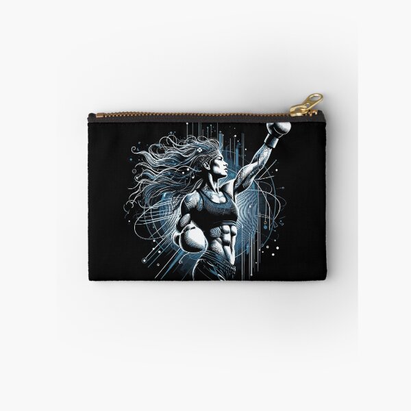 Item preview, Boxer woman victory pose boxing gift designed and sold by Pineapple-Tree.