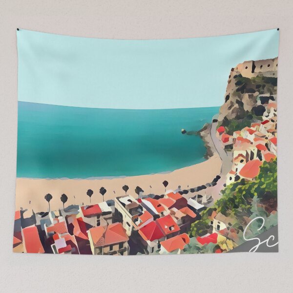 Item preview, Italian Castle by the Sea designed and sold by Leufia.