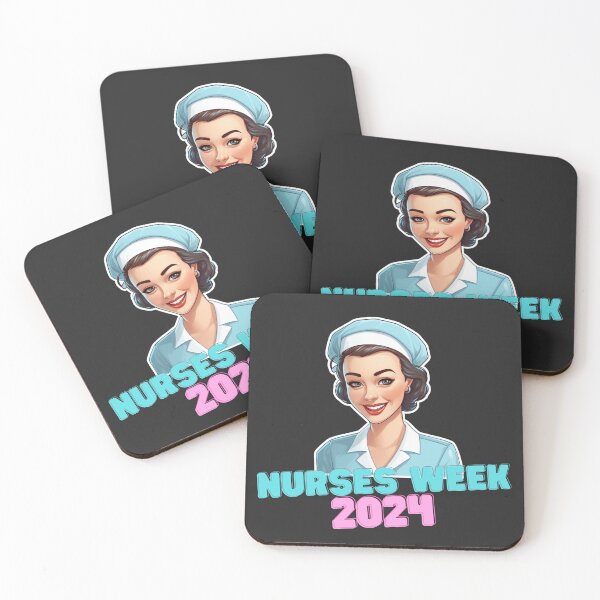 Item preview, Smiling retro nurse nurses week 2024 designed and sold by SmileshareShop.