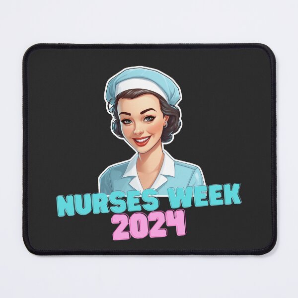 Item preview, Smiling retro nurse nurses week 2024 designed and sold by SmileshareShop.