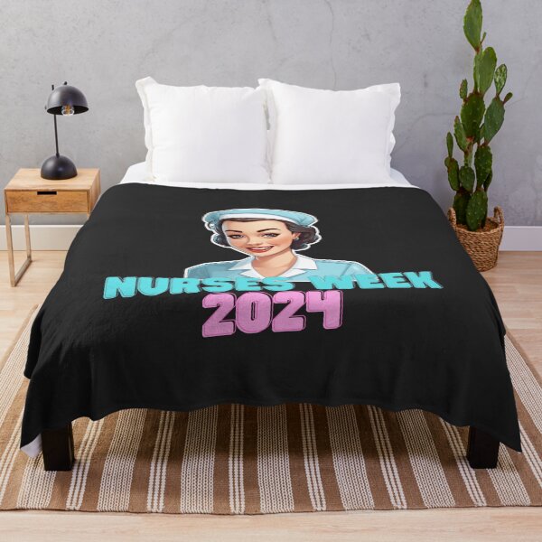 Item preview, Smiling retro nurse nurses week 2024 designed and sold by SmileshareShop.