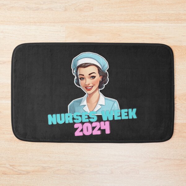 Item preview, Smiling retro nurse nurses week 2024 designed and sold by SmileshareShop.