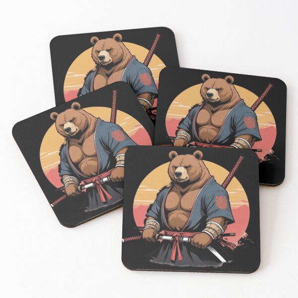 Item preview, Vintage samurai bear designed and sold by Shtex.