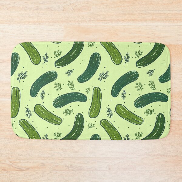Item preview, Hand Drawn Dill Pickle Pattern designed and sold by tanyadraws.