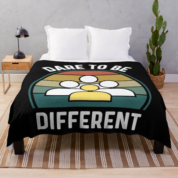 Item preview, Dare To Be Different, Inspirational Motivational Positive Saying designed and sold by Sunserize Designs.