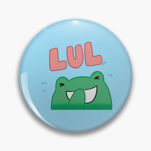 Item preview, LUL LAUGHING FROG || Cute frog emote || Emoji || Sticker || Adorable || Animal || Silly || T shirt designed and sold by tomichuuu.