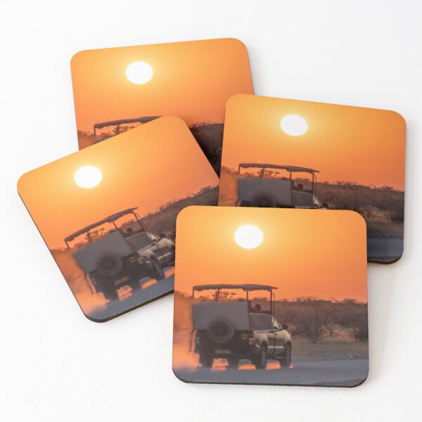 Item preview, Namibia. Etosha National Park. Driving into Sunrise.  designed and sold by vadim19.