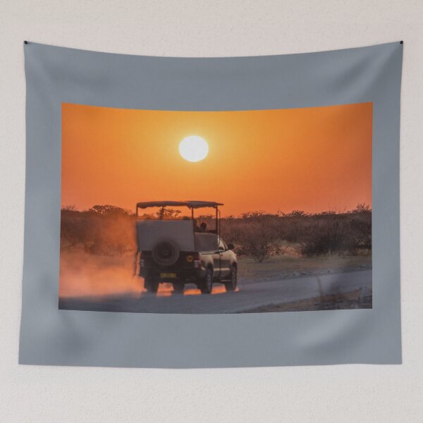 Item preview, Namibia. Etosha National Park. Driving into Sunrise.  designed and sold by vadim19.