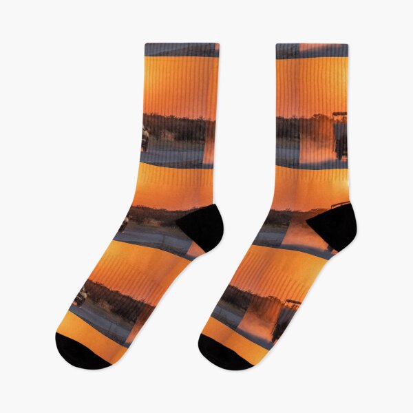 Item preview, Namibia. Etosha National Park. Driving into Sunrise.  designed and sold by vadim19.