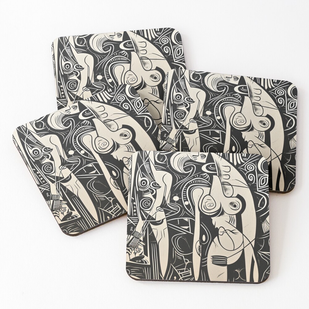 Item preview, Coasters (Set of 4) designed and sold by Sarfa-art.