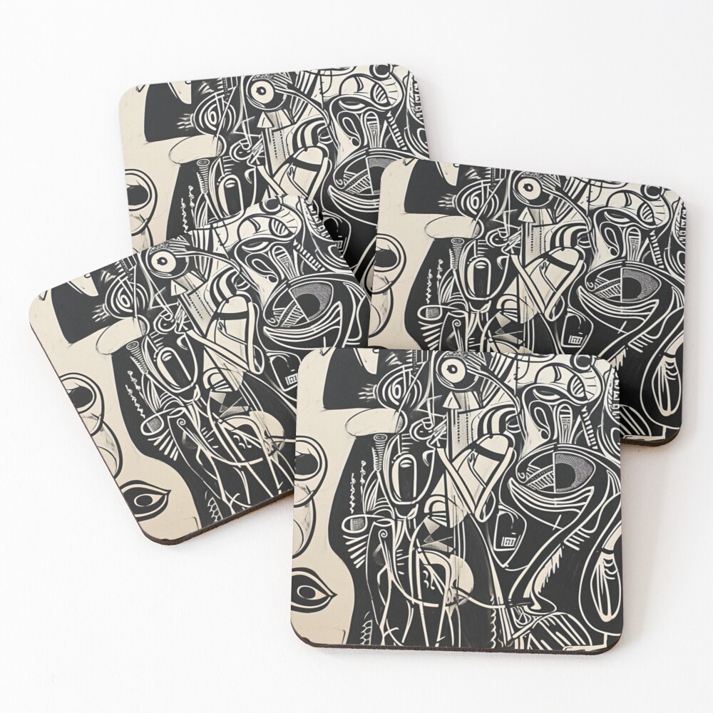 Item preview, Coasters (Set of 4) designed and sold by Sarfa-art.