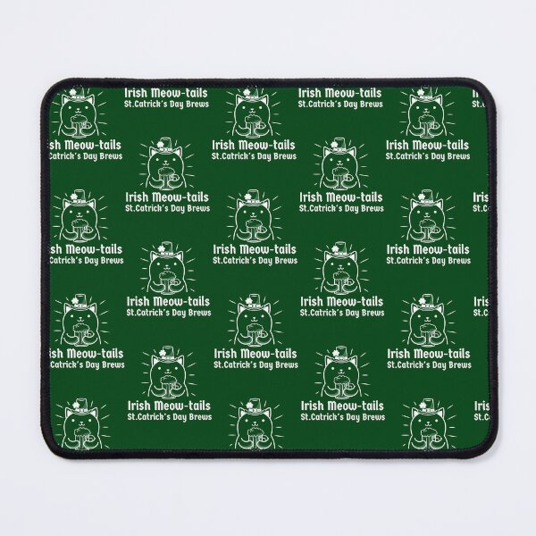 Item preview, Irish Meow tails—St Catrick’s Day Brews-St Patrick day designed and sold by ButterflyDsgns6.