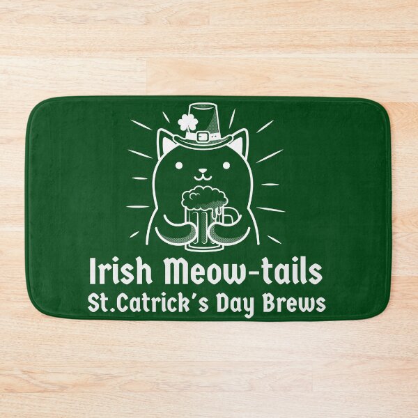 Item preview, Irish Meow tails—St Catrick’s Day Brews-St Patrick day designed and sold by ButterflyDsgns6.