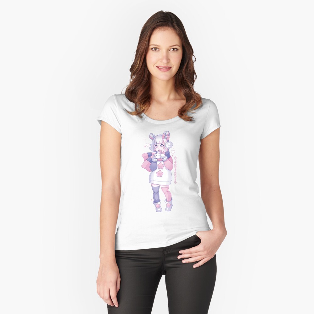 Item preview, Fitted Scoop T-Shirt designed and sold by devicatoutlet.