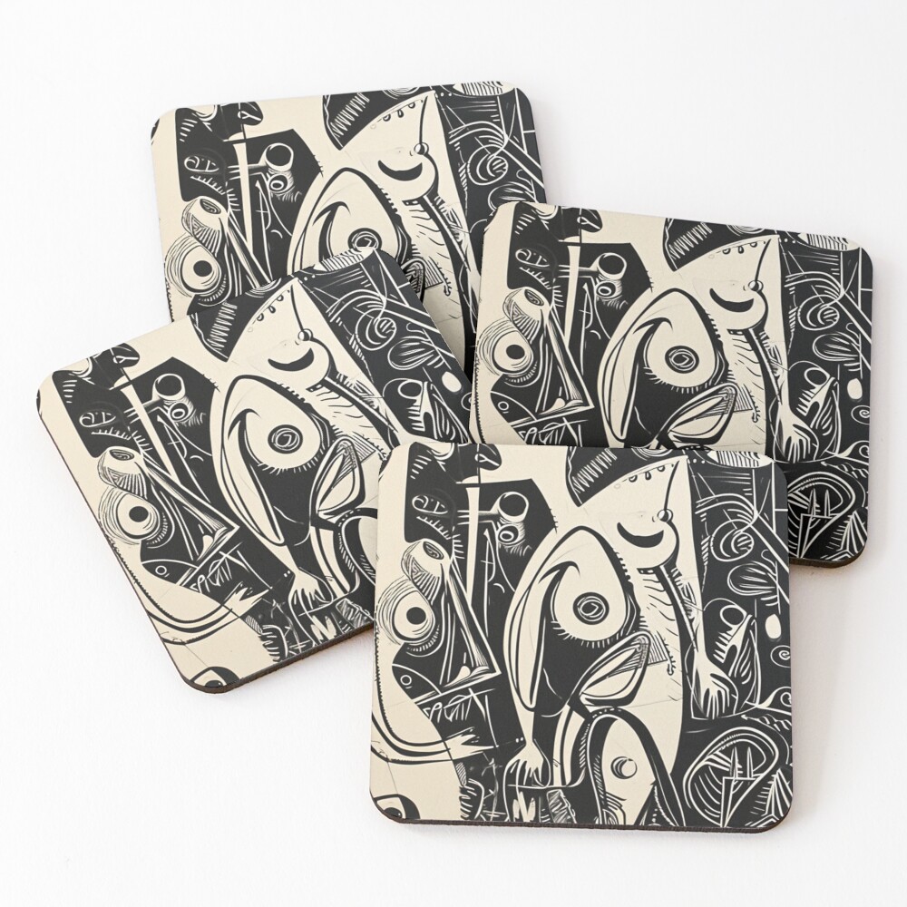 Item preview, Coasters (Set of 4) designed and sold by Sarfa-art.