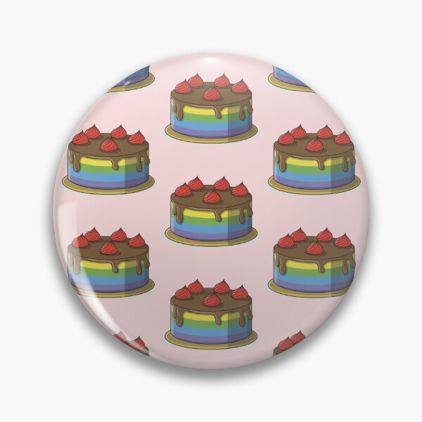 Item preview, Rainbow Cake Pattern designed and sold by PatternInArt.