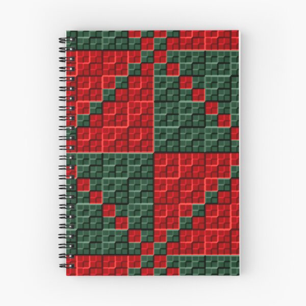 Item preview, Red and Green Beveled Checker Squares designed and sold by TheRulerofEarth.