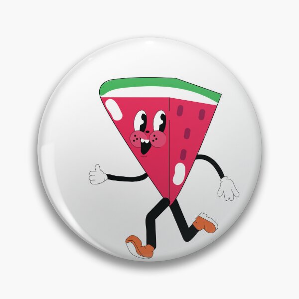 Item preview, Retro watermelon character. designed and sold by TheOneTrueDoggo.