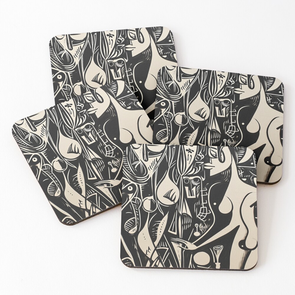Item preview, Coasters (Set of 4) designed and sold by Sarfa-art.