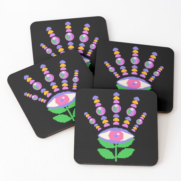 Item preview, Pixelated Dopamine Eye of the Flower designed and sold by purrrmerch.