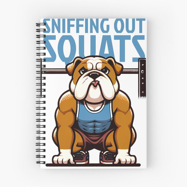Item preview, Sniffing Out Squats: English Bulldog Edition designed and sold by Purrformance.