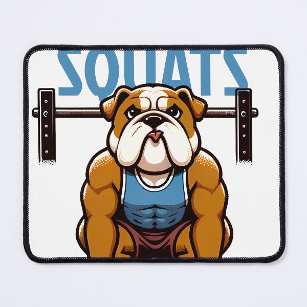 Item preview, Sniffing Out Squats: English Bulldog Edition designed and sold by Purrformance.