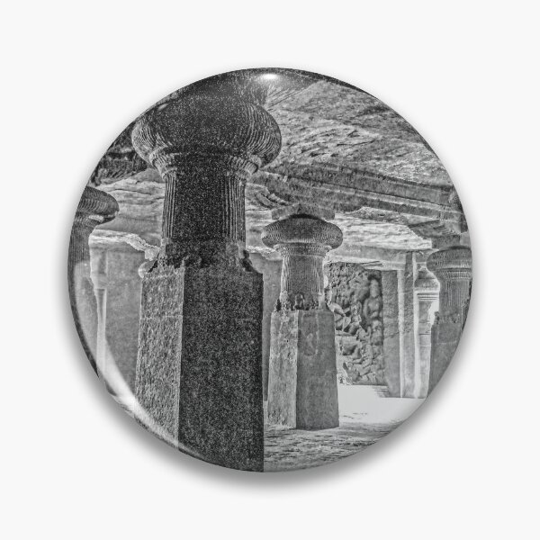 Item preview, Inside the Elephanta Island Caves - BW designed and sold by Brian Shaw.