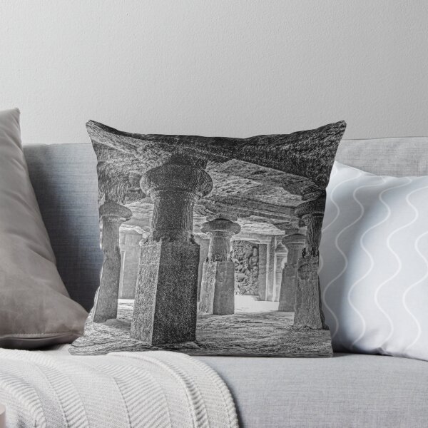 Item preview, Inside the Elephanta Island Caves - BW designed and sold by Brian Shaw.