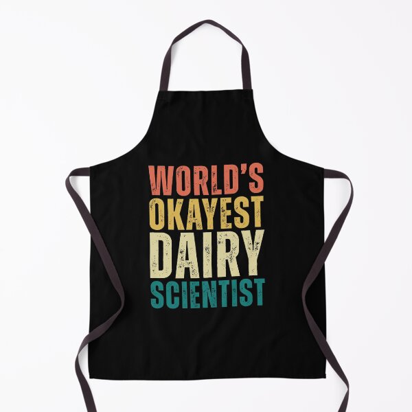 Item preview, Retro World's Okayest Dairy Scientist designed and sold by kamrankhan.