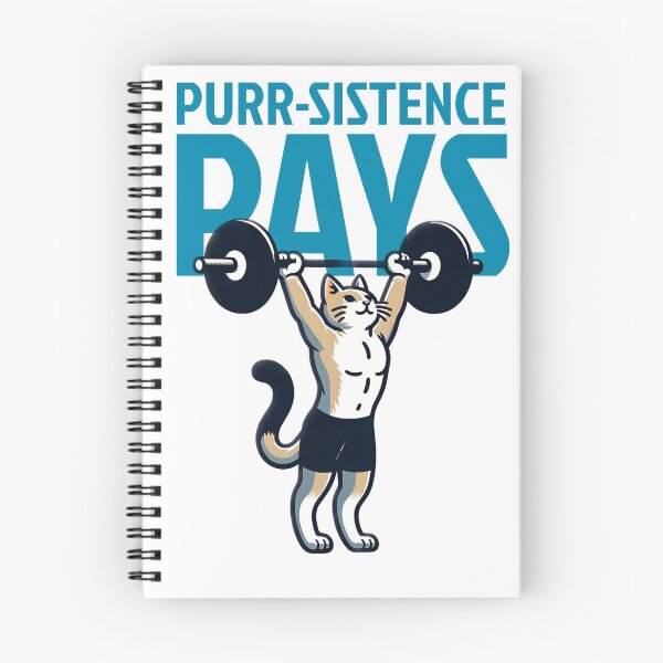 Item preview, Purr-sistence Pays: Crossfitter cat designed and sold by Purrformance.